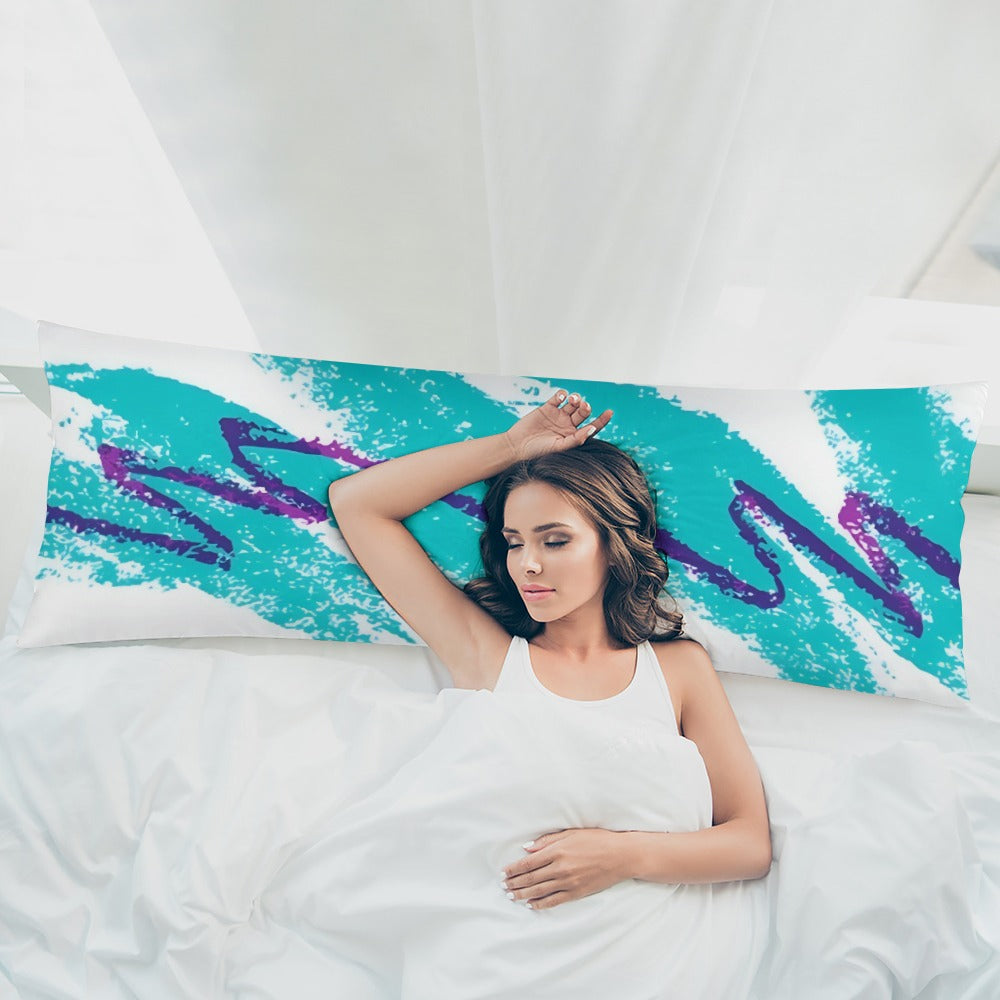 90s Jazz Solo Paper Cup Pattern Extra long pillow case(One side printing)