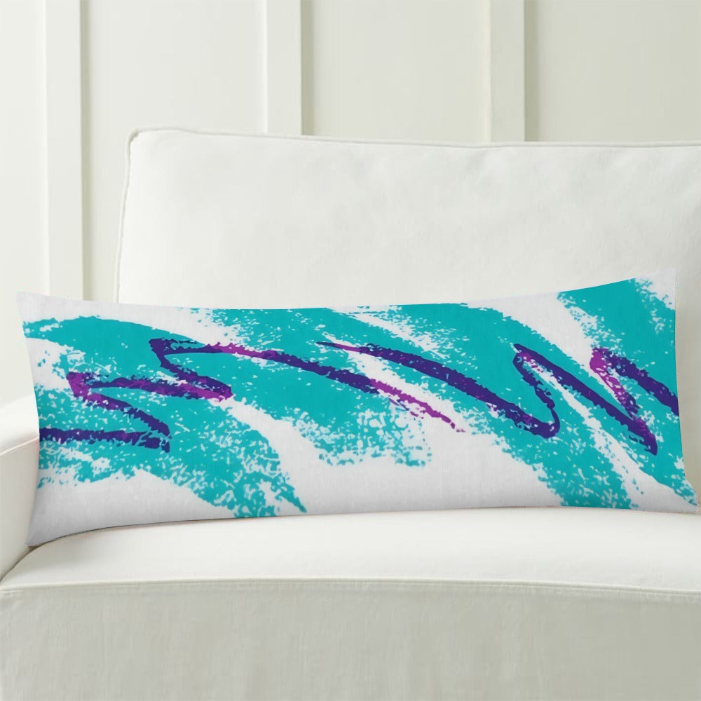90s Jazz Solo Paper Cup Pattern Extra long pillow case(One side printing)