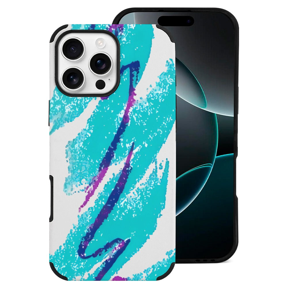 90s Jazz Solo Pattern iPhone 16 Fiber Skin Case