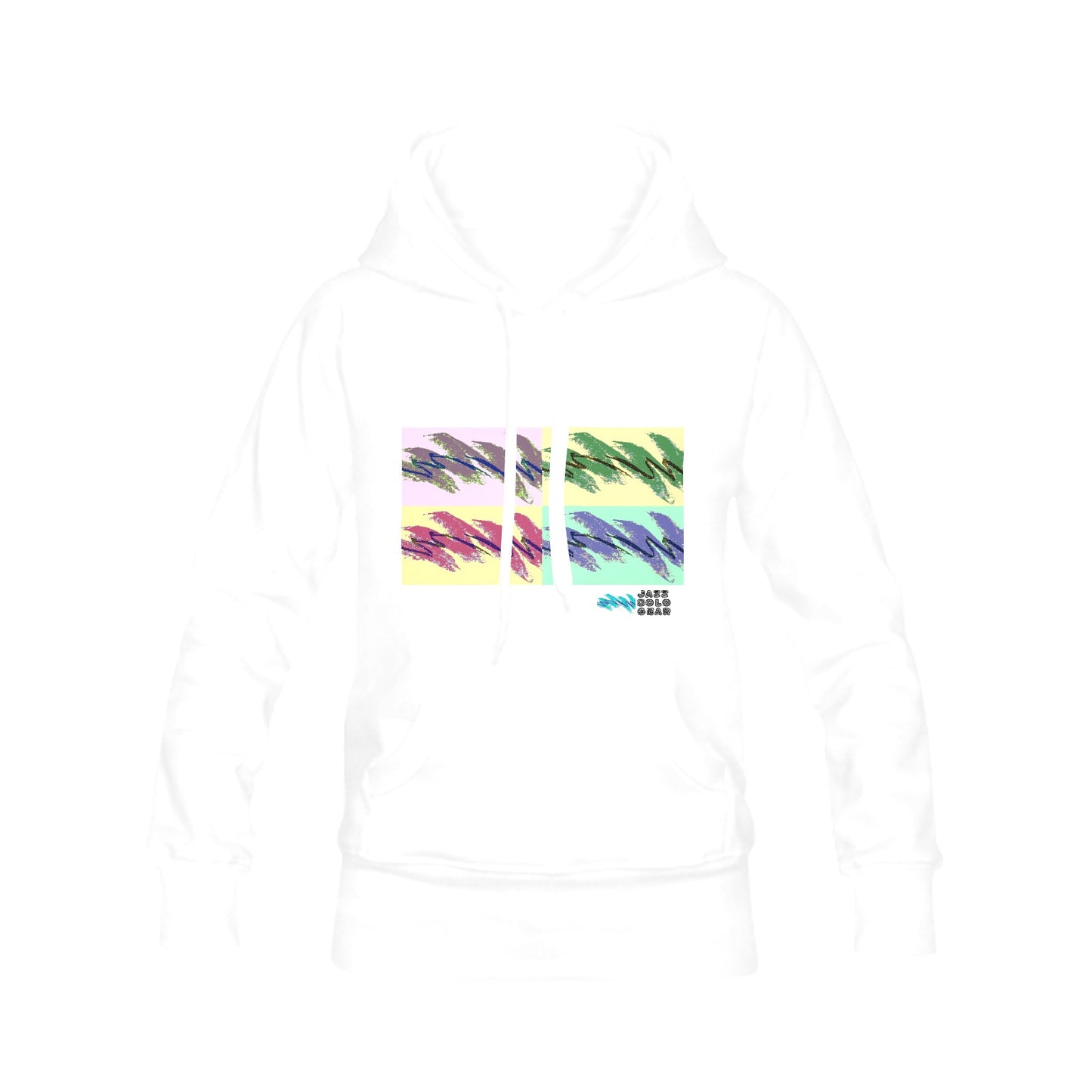 90s Jazz Solo Cup Pattern Andy Warhol Pop Art Men's Classic Hoodie Multi-color