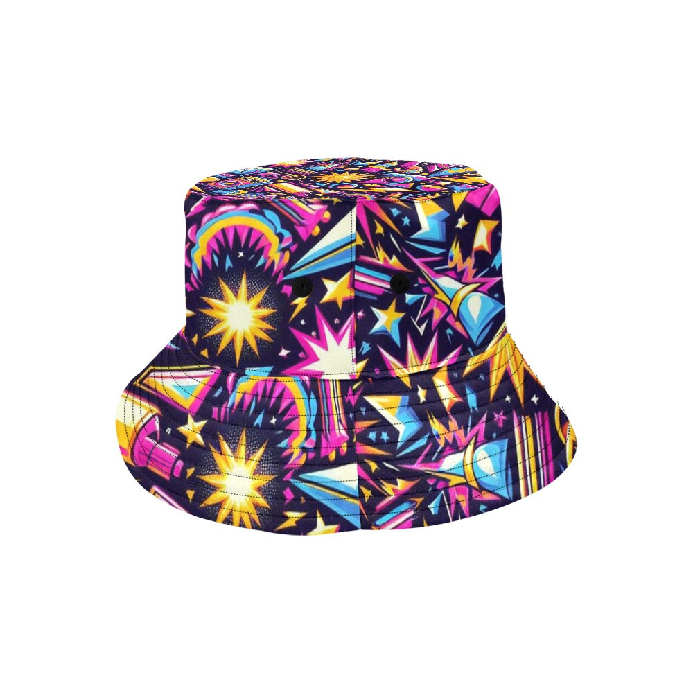 90s Sonic BOOM! Men's All Over Print Bucket Hat