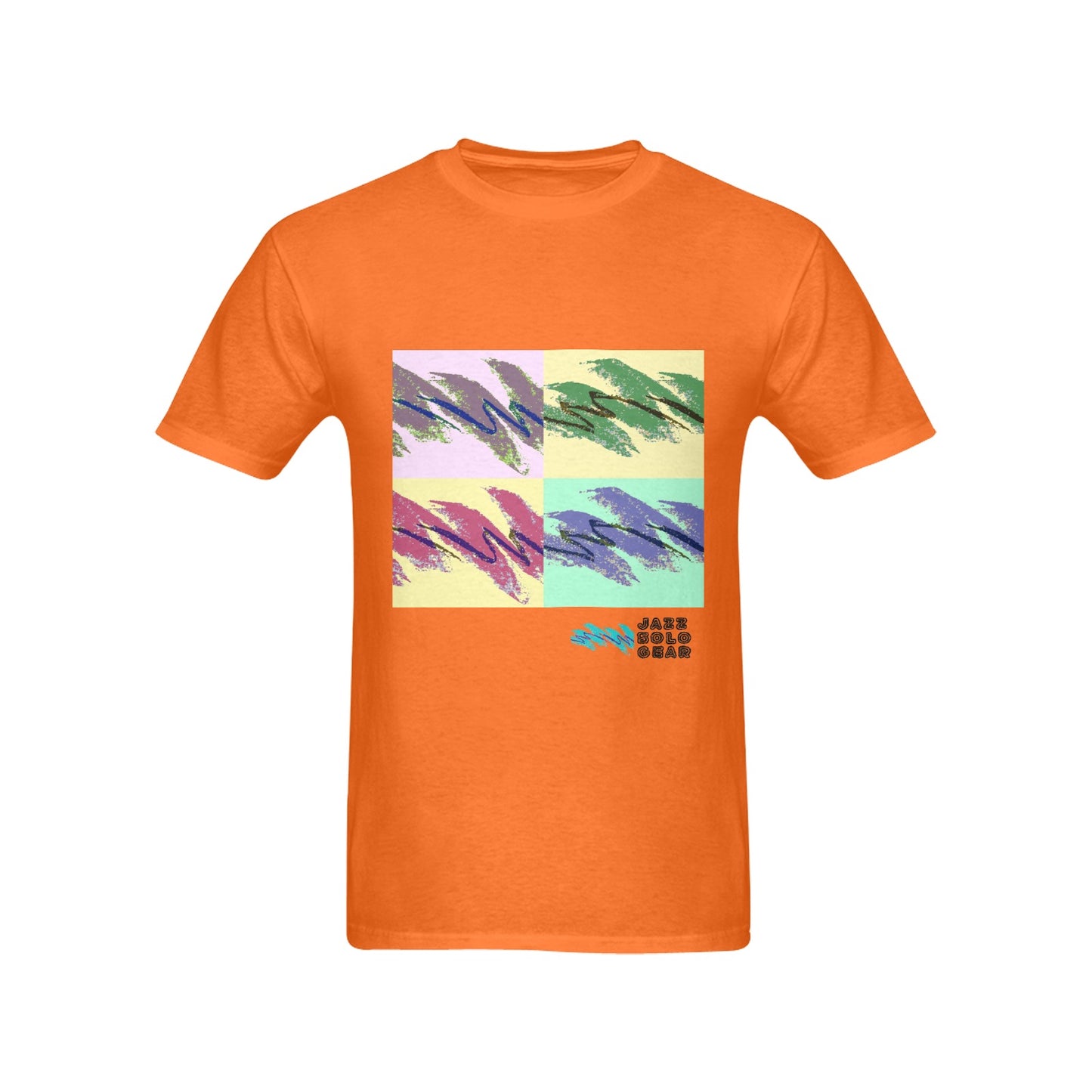 90s Jazz Solo Cup Pattern Andy Warhol Pop Art Men's T-shirt 100% Cotton