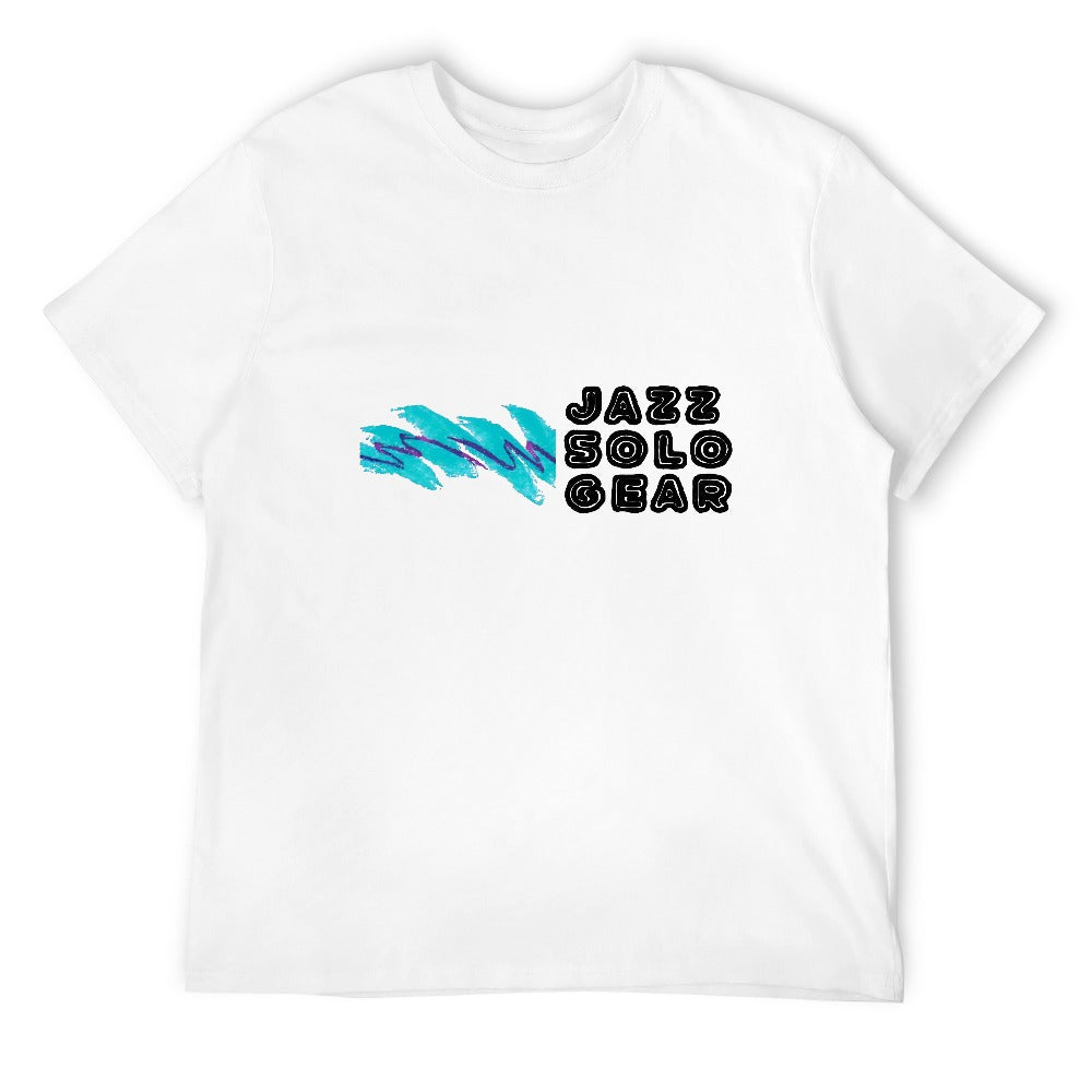 90s Jazz Solo Gear Logo Men's T-shirt 100% cotton