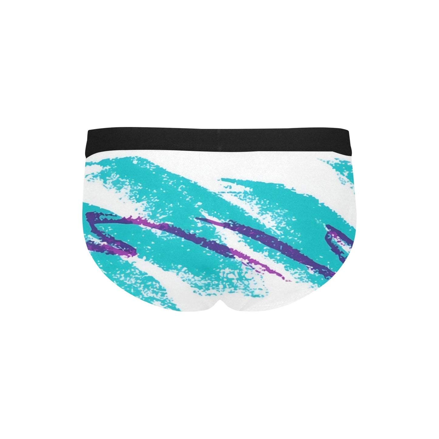 90s Jazz Solo Paper Cup Pattern Men's Mid Rise Briefs