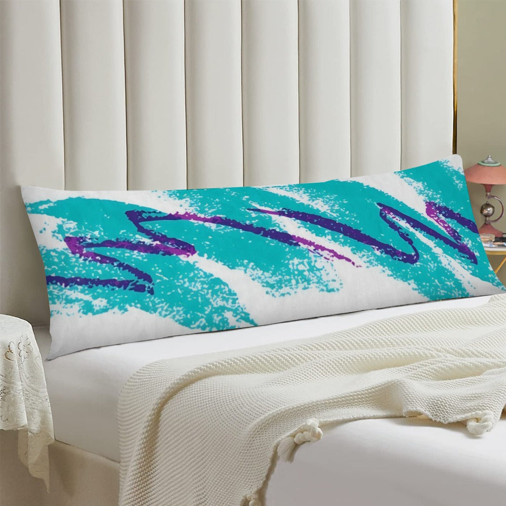 90s Jazz Solo Paper Cup Pattern Extra long pillow case(One side printing)