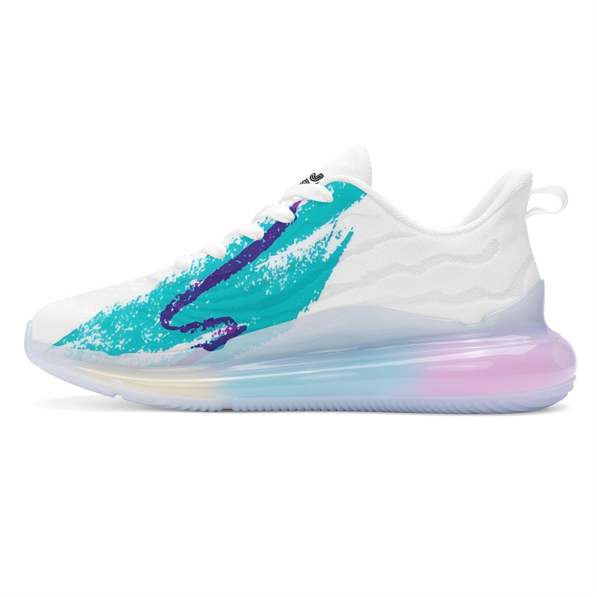 90s Jazz Solo Cup Pattern Women's Rainbow Atmospheric Cushion Running Shoes