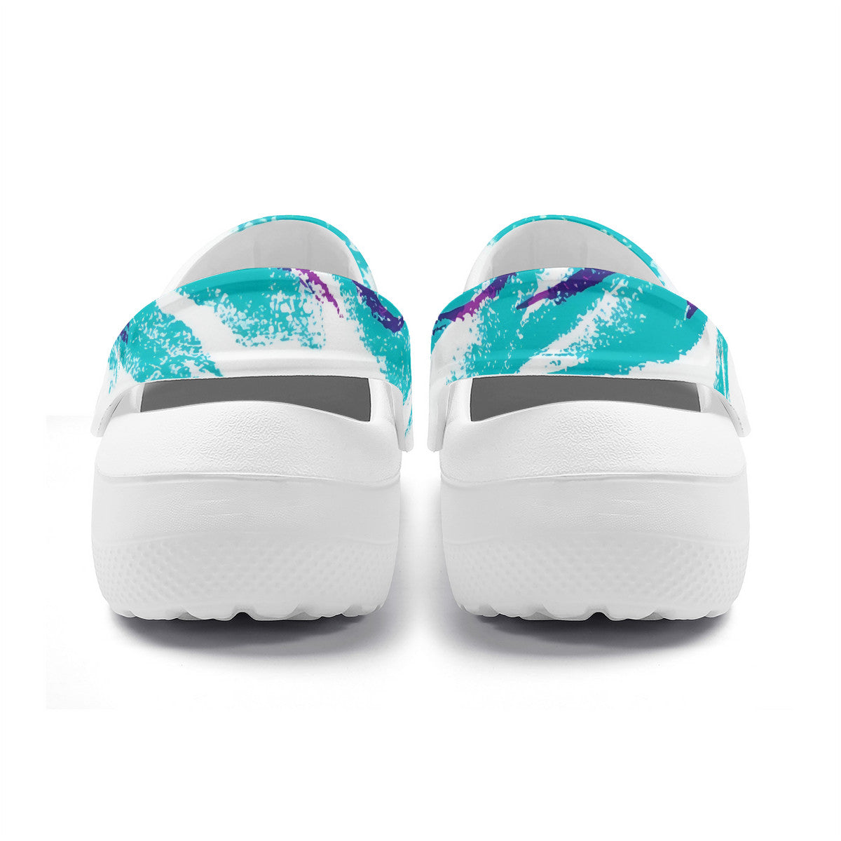 90s Jazz Solo Cup Pattern Unisex Lightweight Nursing Clogs
