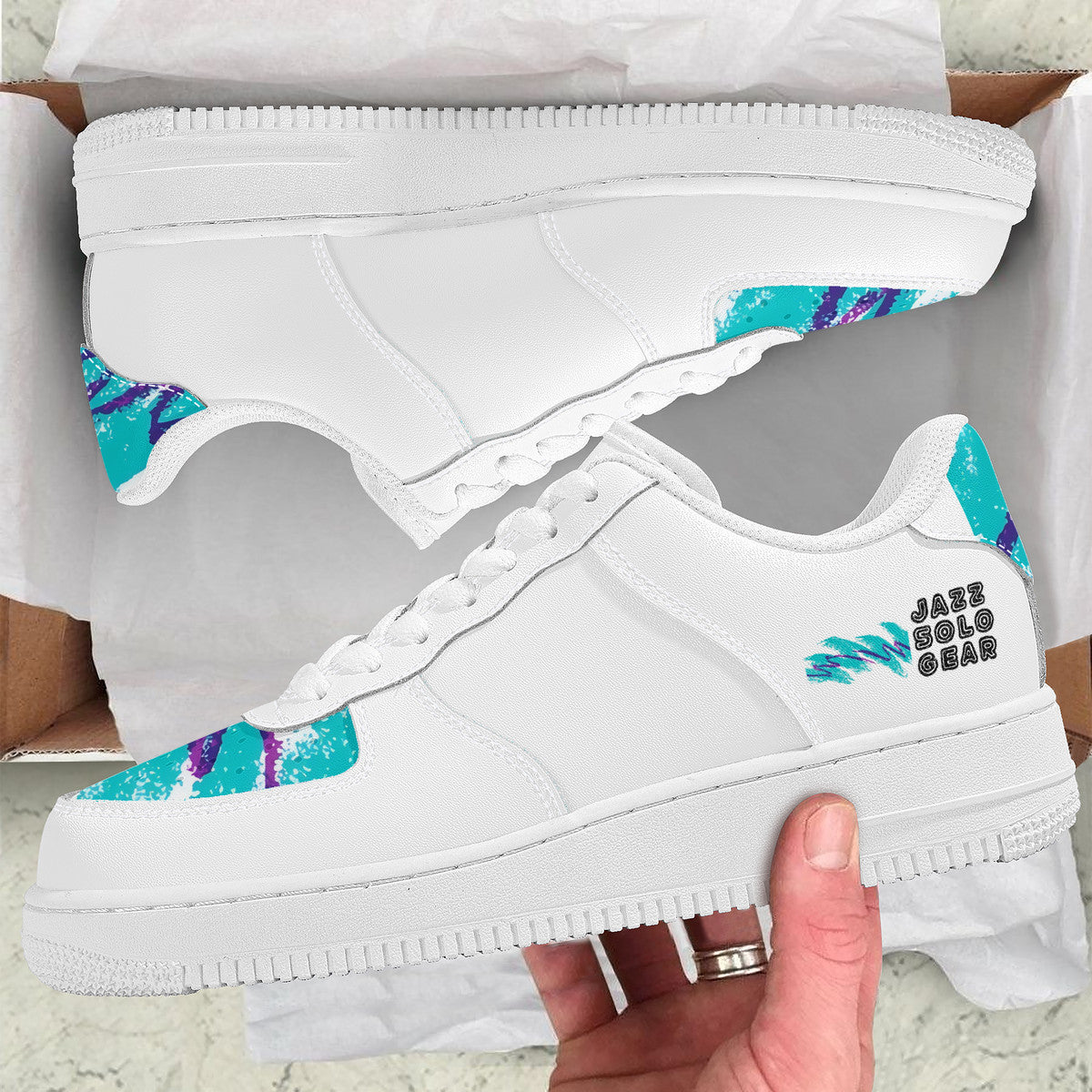 90 Jazz Solo Cup Pattern Low Top Unisex Sneaker