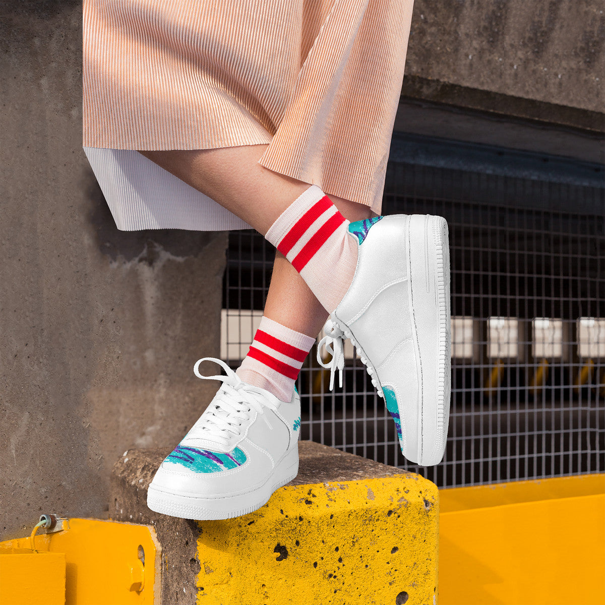 90 Jazz Solo Cup Pattern Low Top Unisex Sneaker