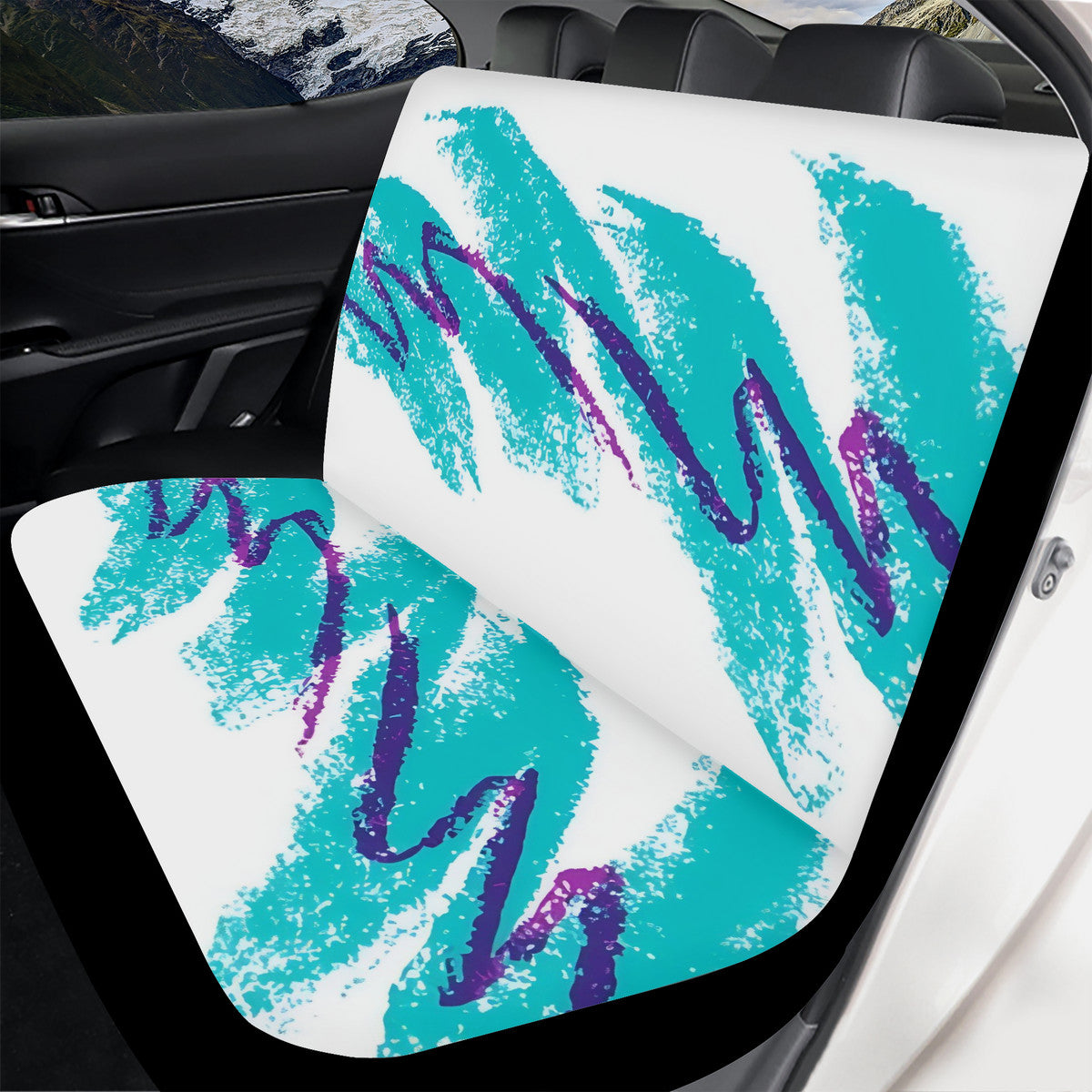 90s Jazz Solo Cup Pattern Full Car Seat Cover Set