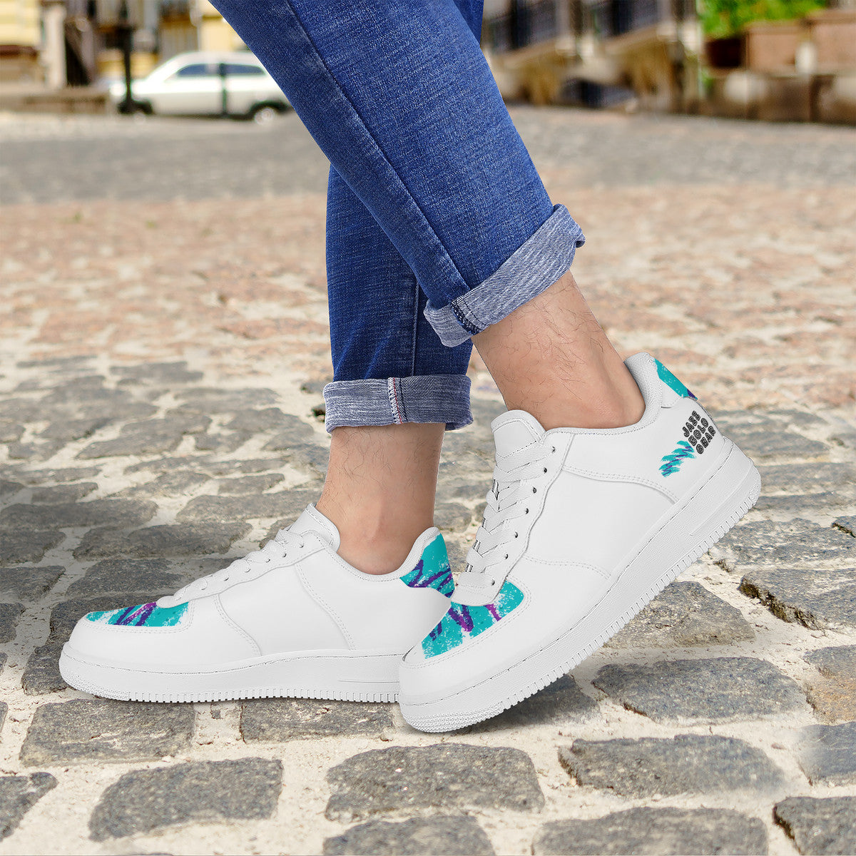 90 Jazz Solo Cup Pattern Low Top Unisex Sneaker