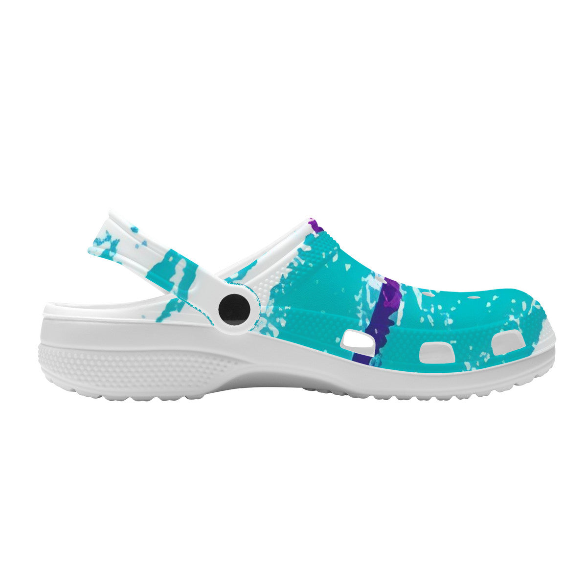 90s Jazz Solo Pattern All Over Printing Crocs Clogs