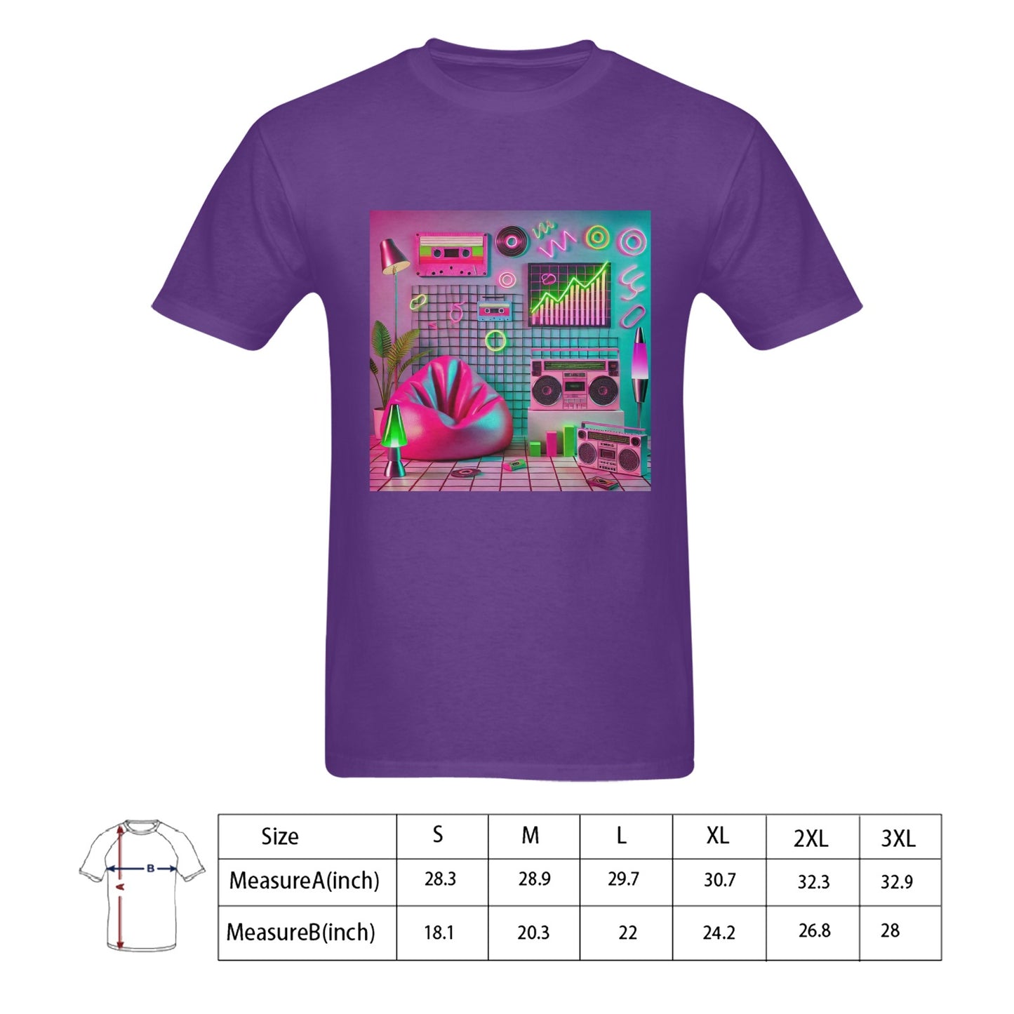 90s Aesthetic Men's Gildan T-Shirt - 100% Cotton