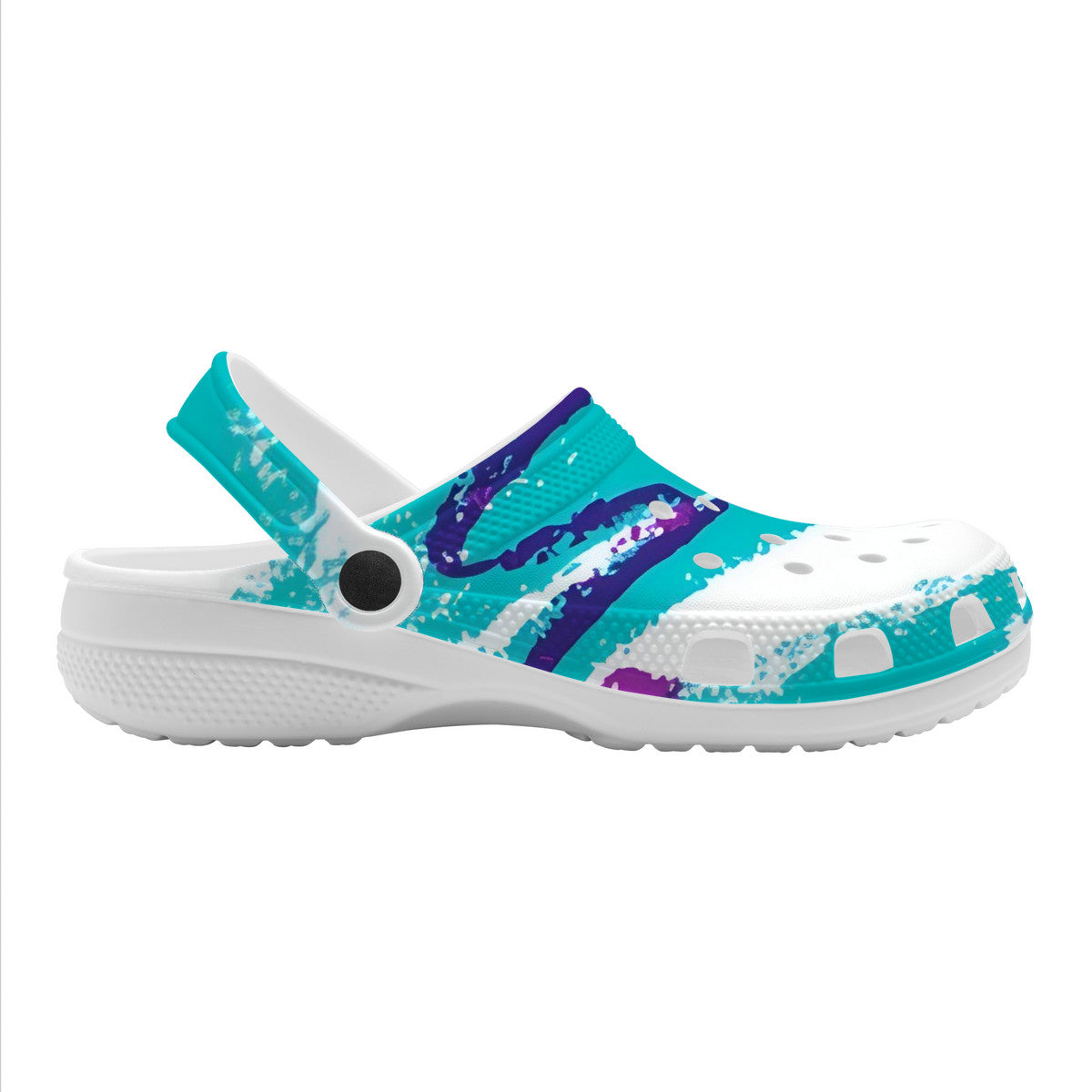 90s Jazz Solo Pattern All Over Printing Crocs Clogs