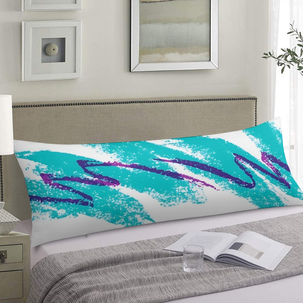 90s Jazz Solo Paper Cup Pattern Extra long pillow case(One side printing)