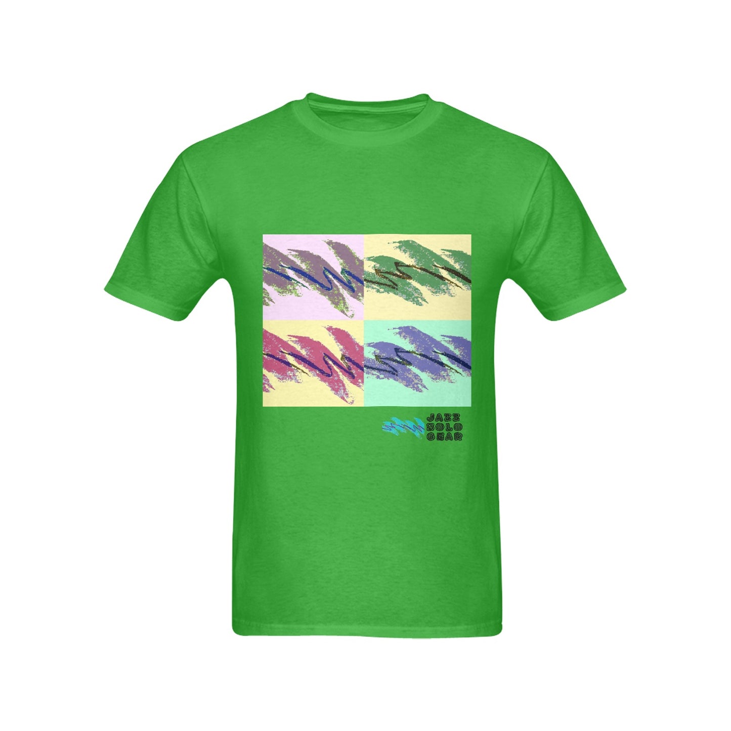 90s Jazz Solo Cup Pattern Andy Warhol Pop Art Men's T-shirt 100% Cotton