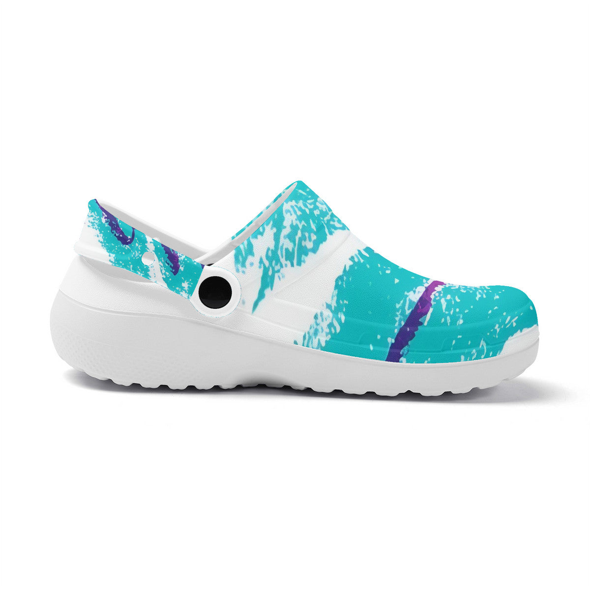 90s Jazz Solo Cup Pattern Unisex Lightweight Nursing Clogs