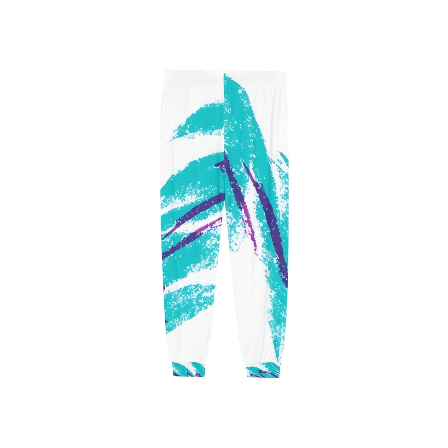 90s Jazz Solo Paper Cup Pattern Men's Pajama Trousers with Custom Cuff