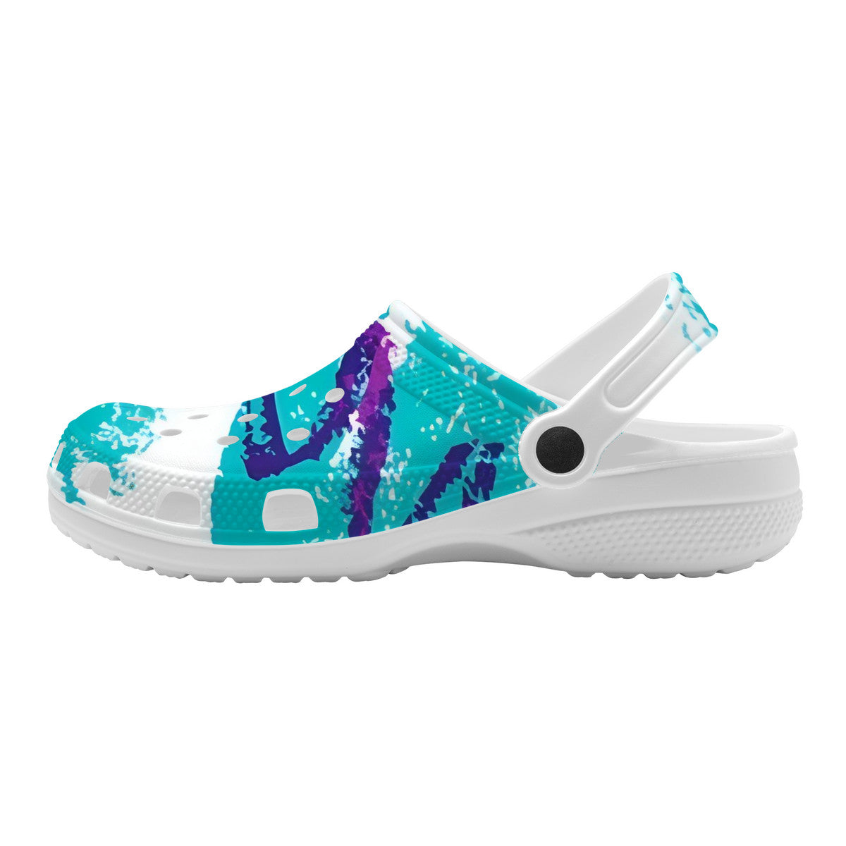 90s Jazz Solo Pattern All Over Printing Crocs Clogs