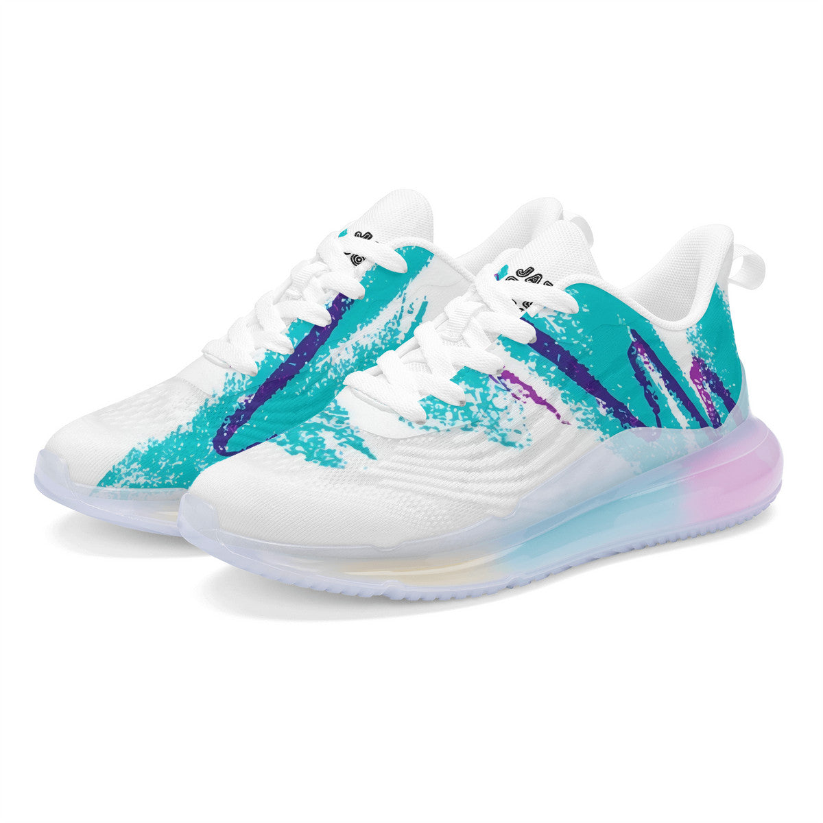 90s Jazz Solo Cup Pattern Women's Rainbow Atmospheric Cushion Running Shoes