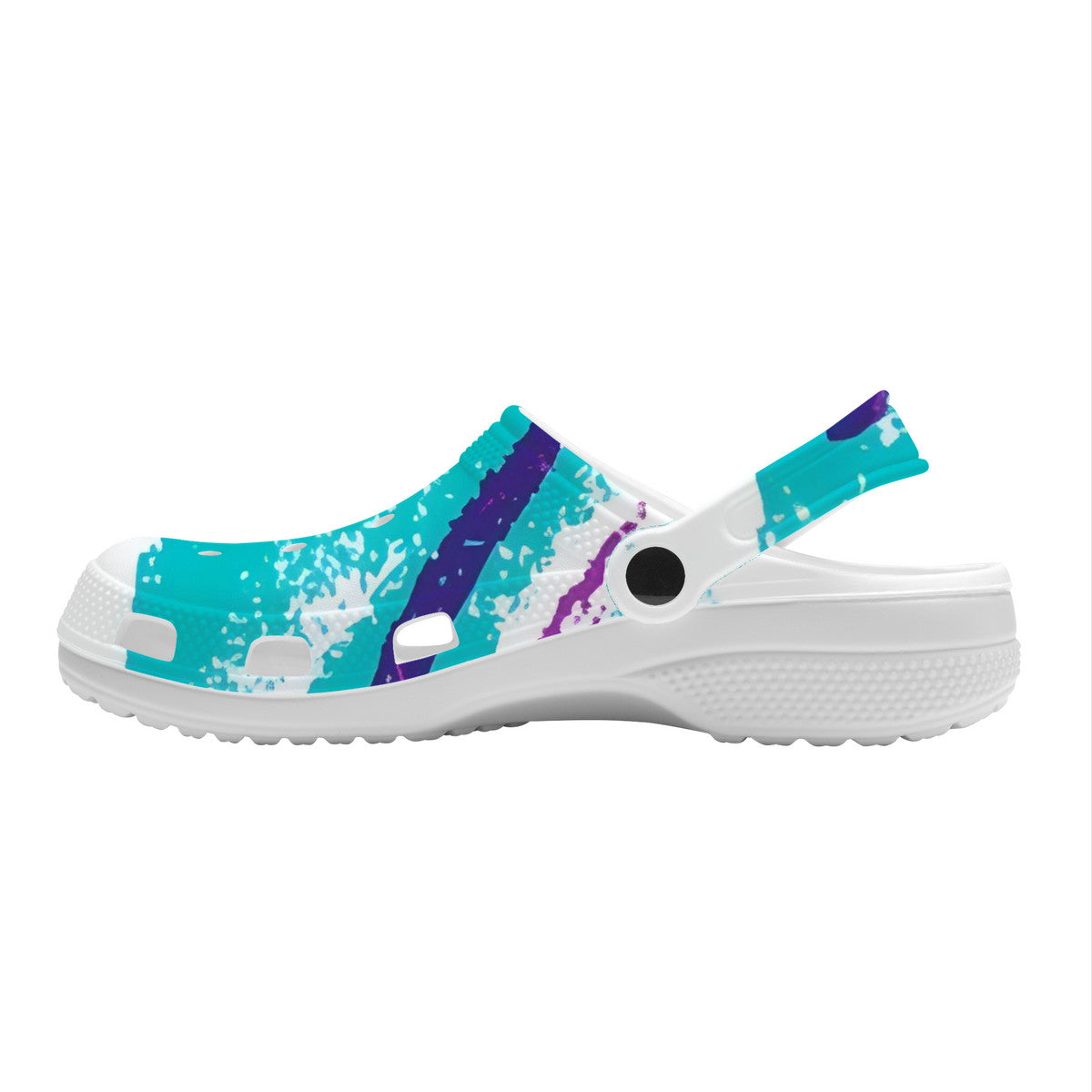 90s Jazz Solo Pattern All Over Printing Crocs Clogs