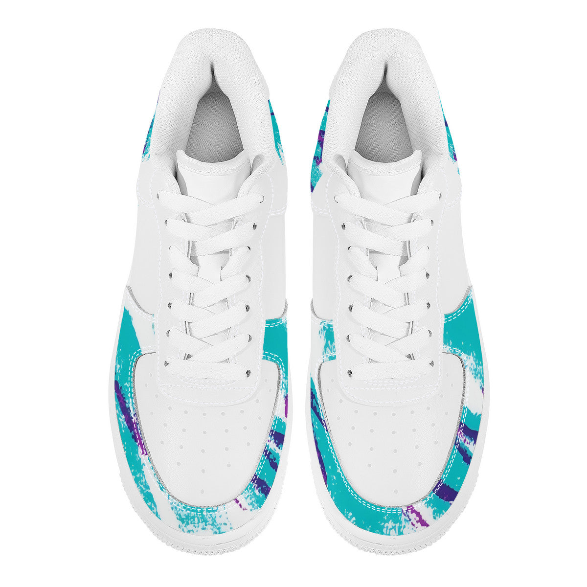 90s Jazz Solo Paper Cup Pattern Low Top Unisex Sneaker