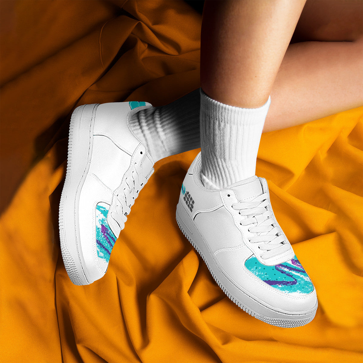 90 Jazz Solo Cup Pattern Low Top Unisex Sneaker
