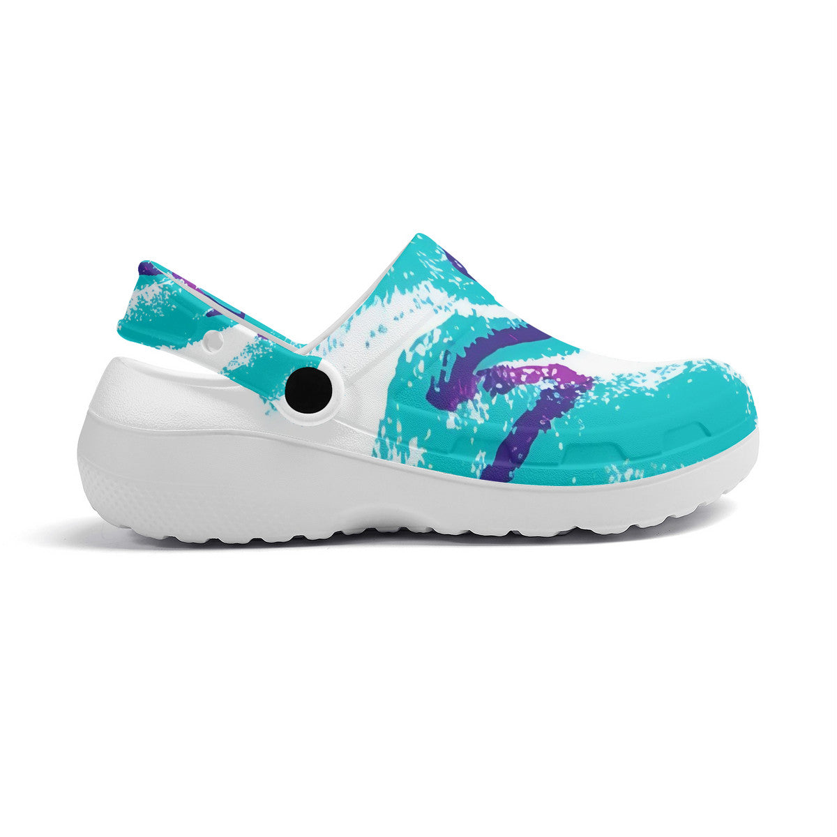 90s Jazz Solo Cup Pattern Unisex Lightweight Nursing Clogs