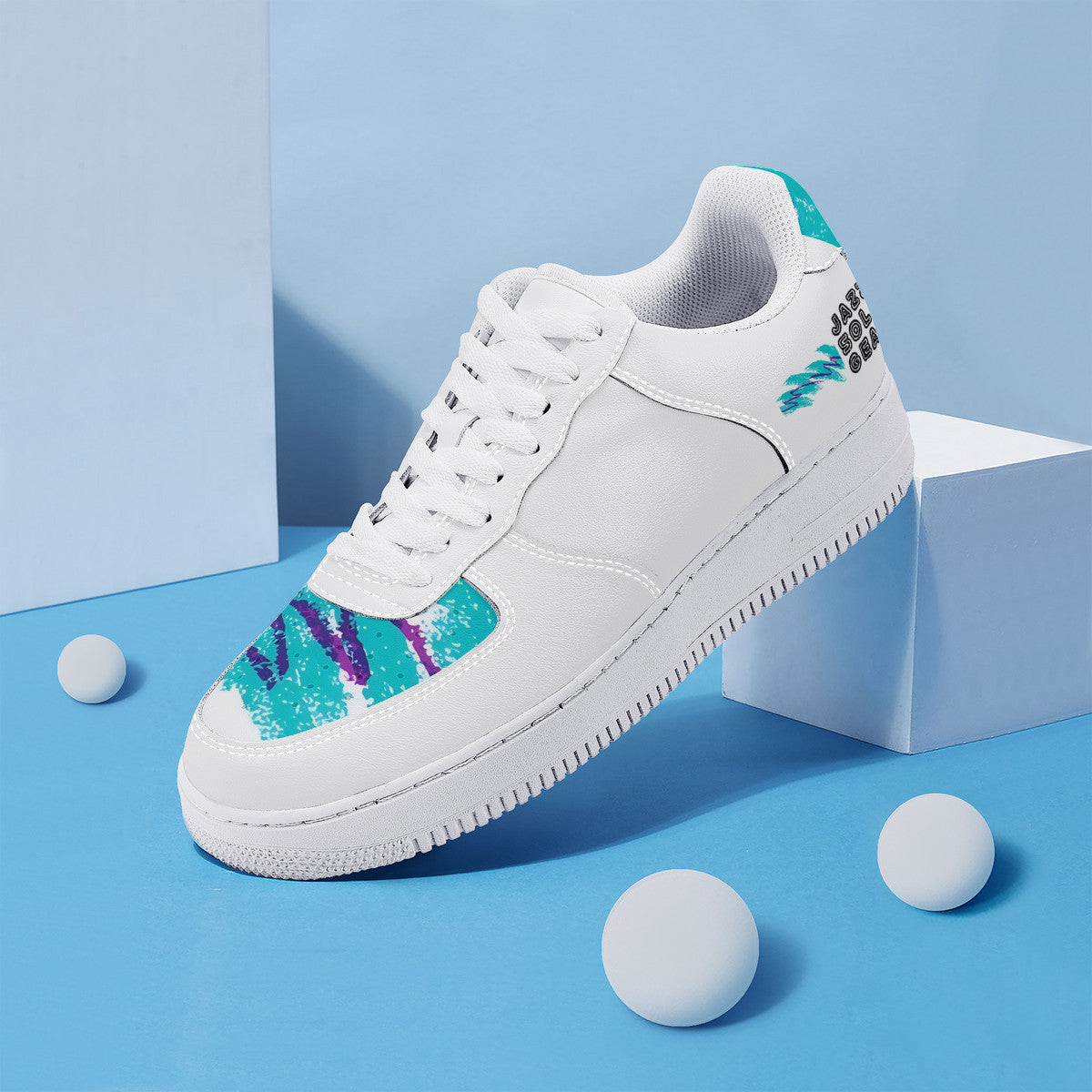 90 Jazz Solo Cup Pattern Low Top Unisex Sneaker