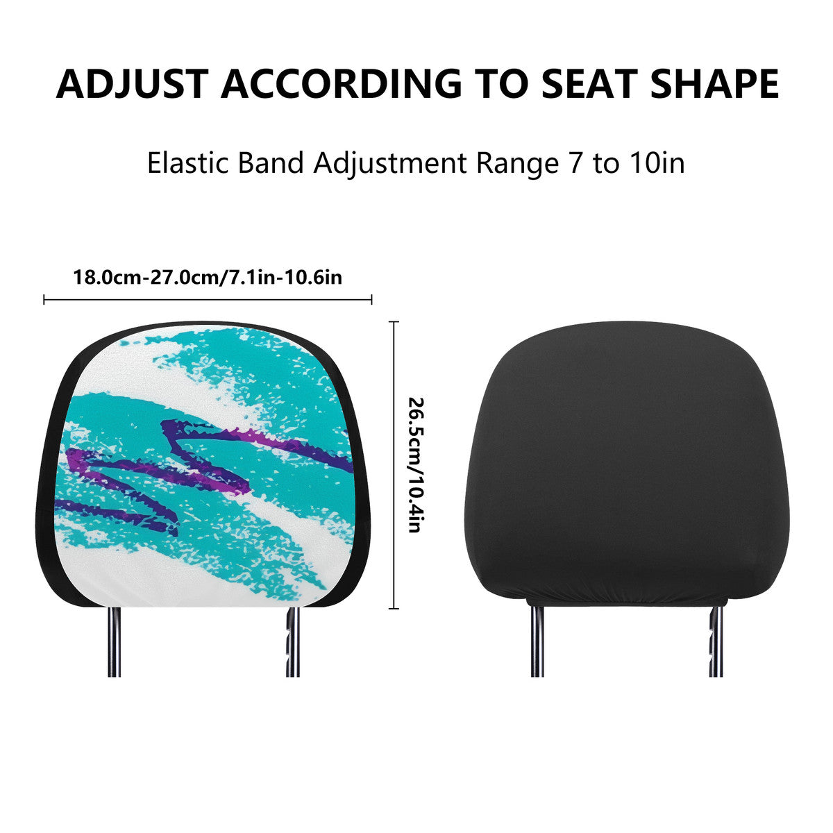 90s Jazz Solo Cup Pattern Car Headrest Covers