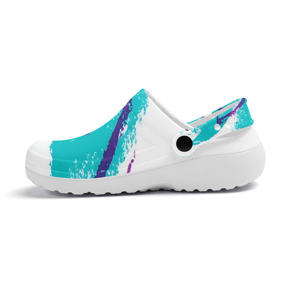 90s Jazz Solo Cup Pattern Unisex Lightweight Nursing Clogs