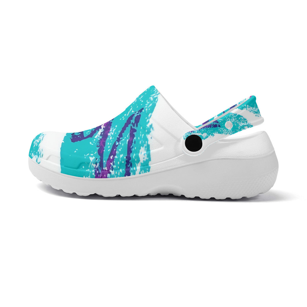 90s Jazz Solo Cup Pattern Unisex Lightweight Nursing Clogs