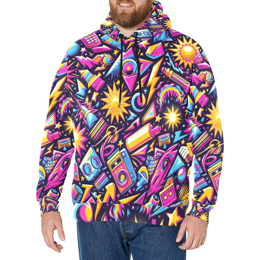 90s Sonic BOOM! Men's Fleece Hoodie