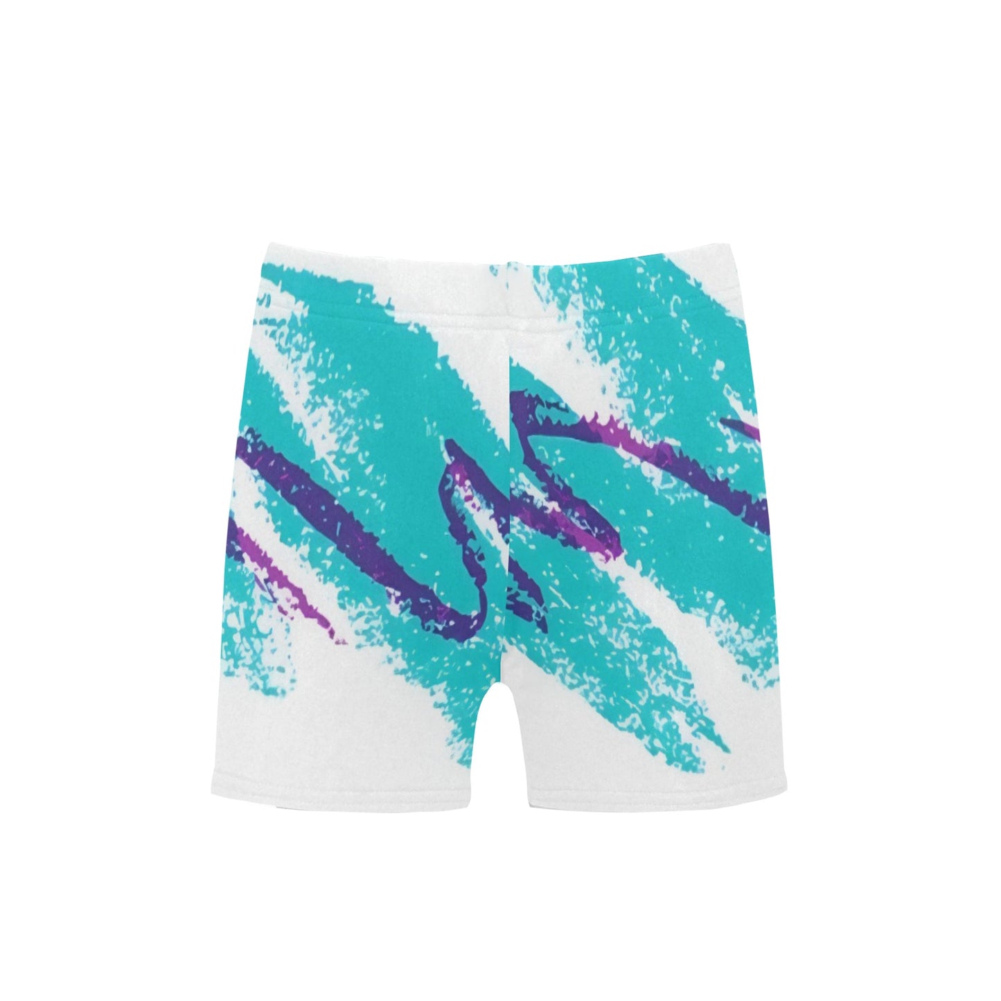 90s Jazz Solo Paper Cup Pattern Big Boys' Swimming Trunks