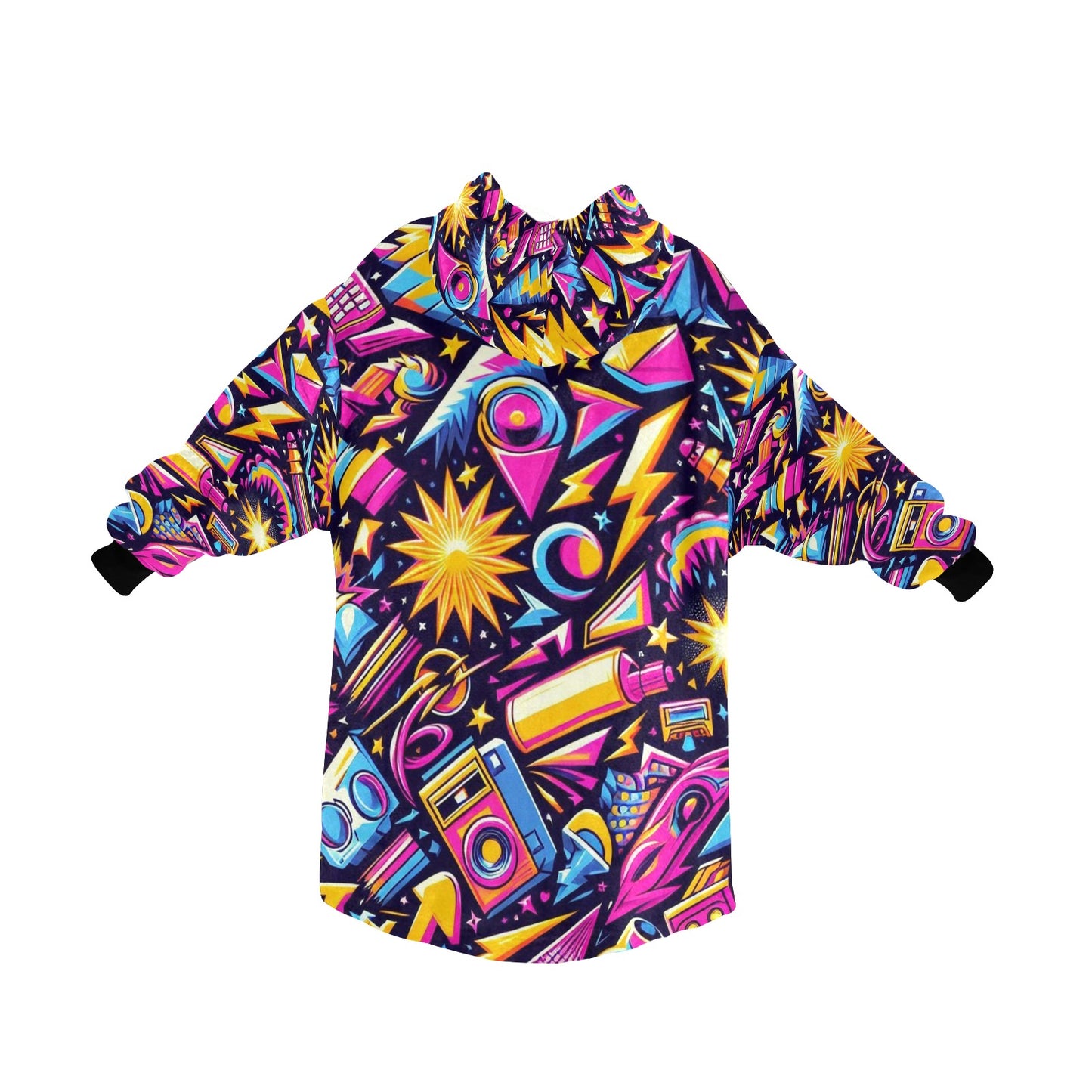 90s Sonic BOOM! Blanket Hoodie for Men