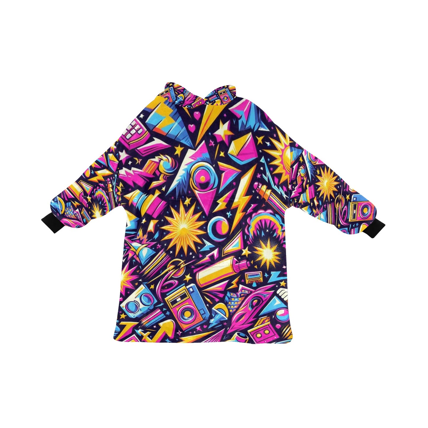 90s Sonic BOOM! Women's Blanket Hoodie