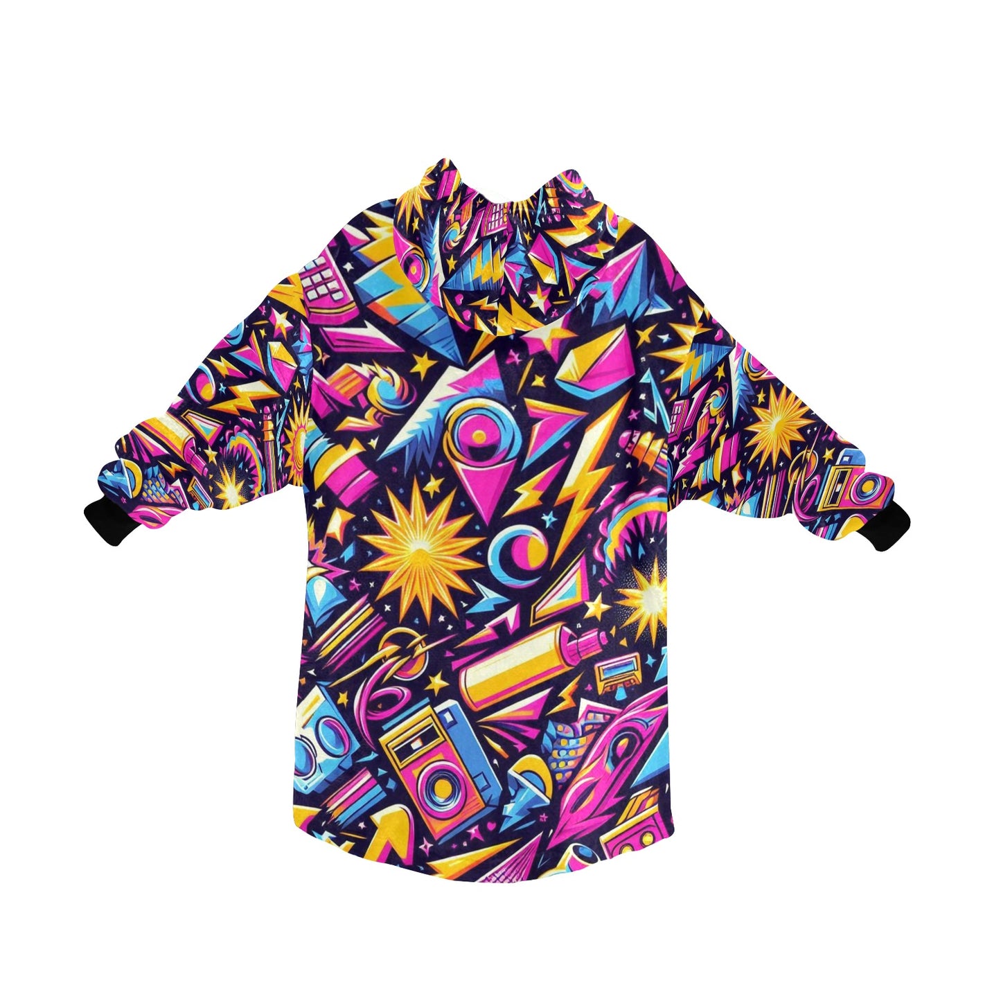 90s Sonic BOOM! Women's Blanket Hoodie