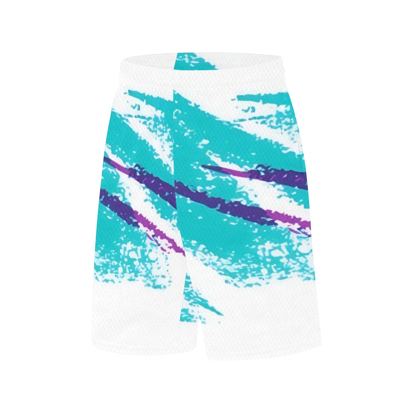 90s Jazz Solo Print All Over Print Basketball Shorts With Pockets