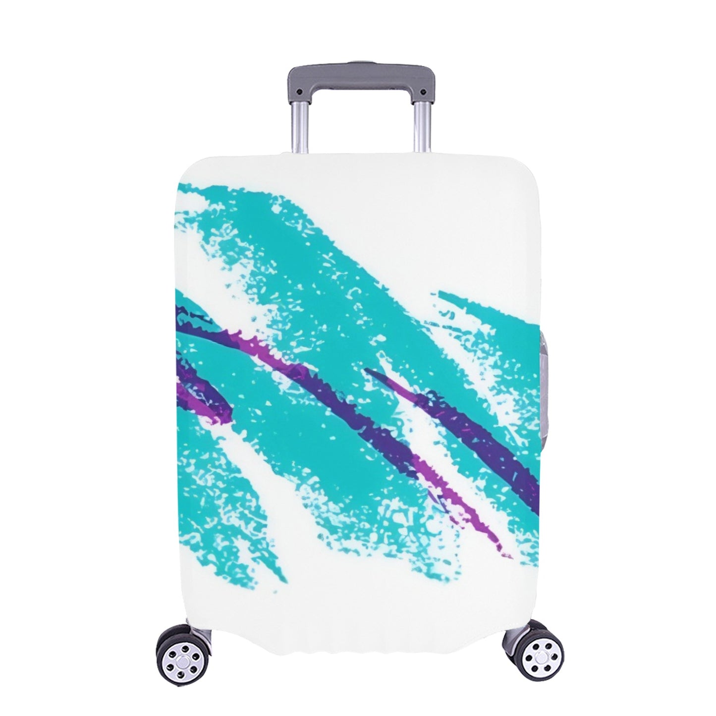 90s Jazz Solo Paper Cup Pattern Luggage Cover/Extra Large 28"-30"）