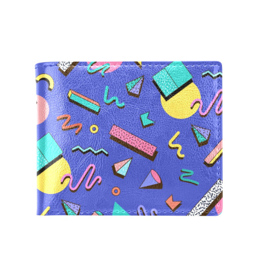 Nostalgic 90s Aesthetic Design Bifold Wallet With Coin Pocket