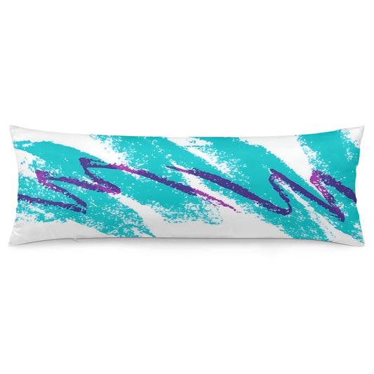 90s Jazz Solo Paper Cup Pattern Extra long pillow case（One side printing）