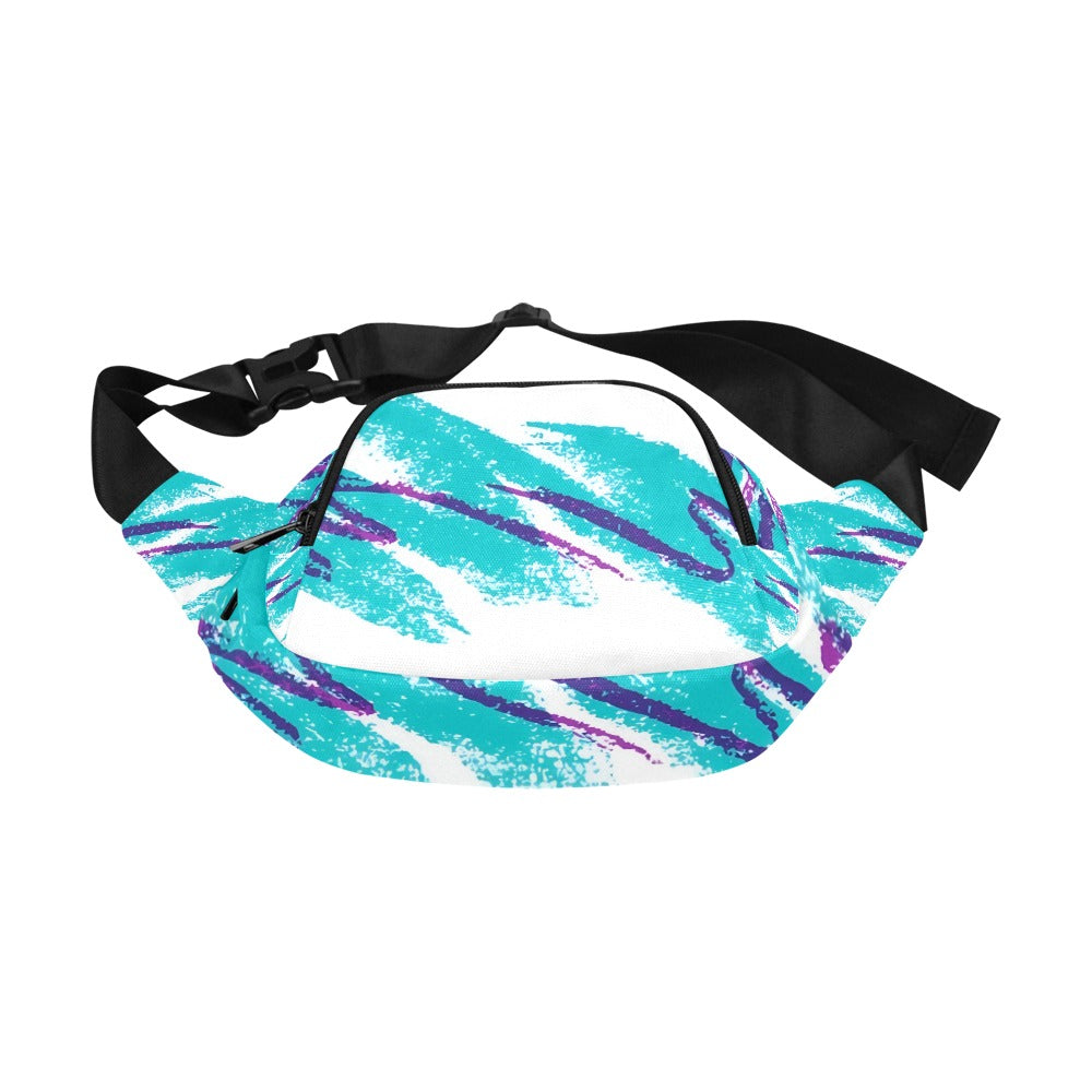 90s Jazz Solo Paper Cup Pattern Unisex Waist Bag