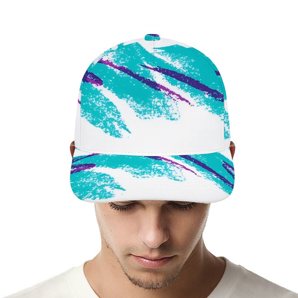 90s Jazz Solo Paper Cup Pattern Baseball Cap