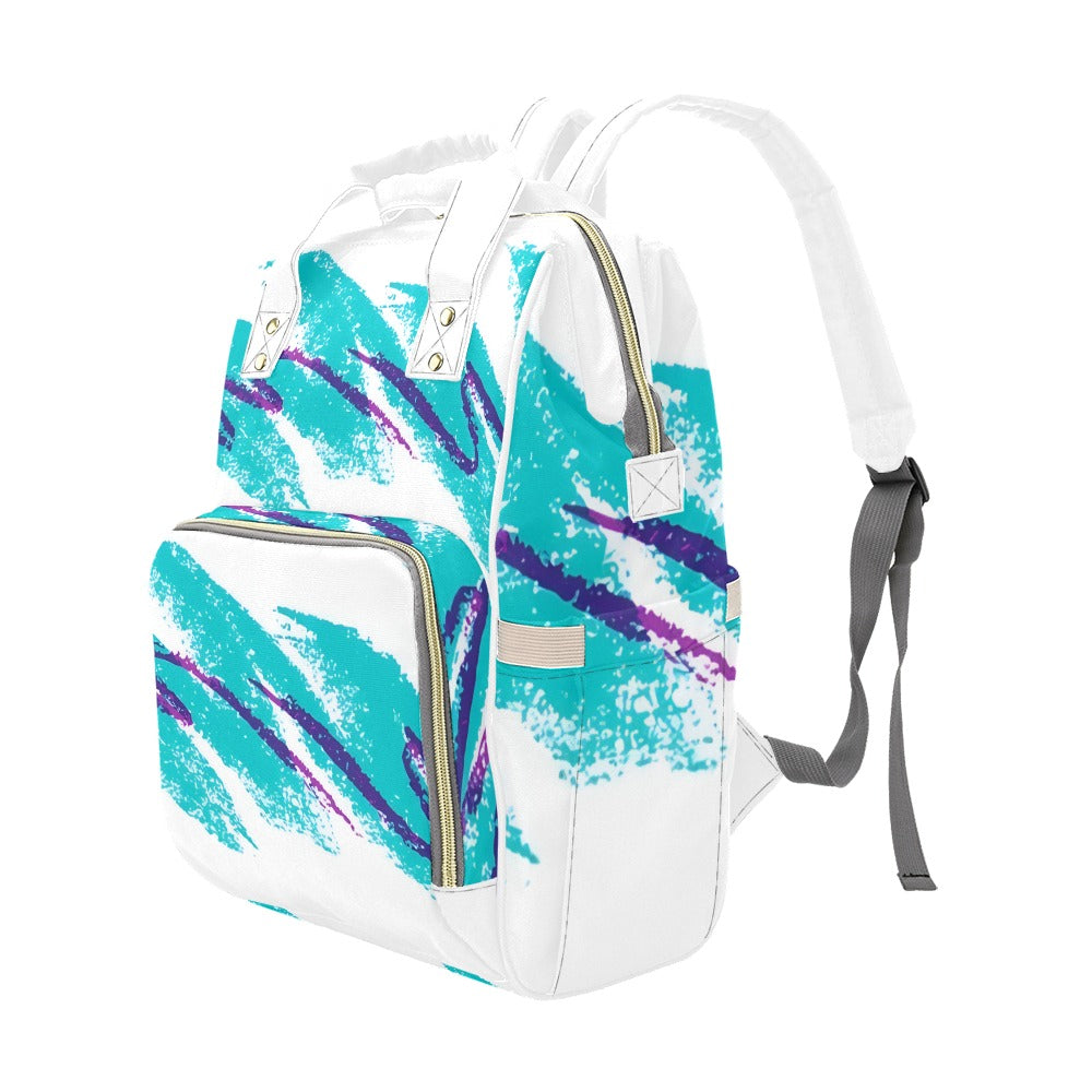 90s Jazz Solo Paper Cup Pattern Multi-Function Backpack