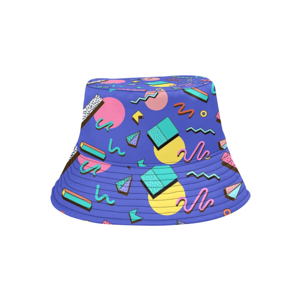 Nostalgic 90s Aesthetic Design Men's All Over Print Bucket Hat