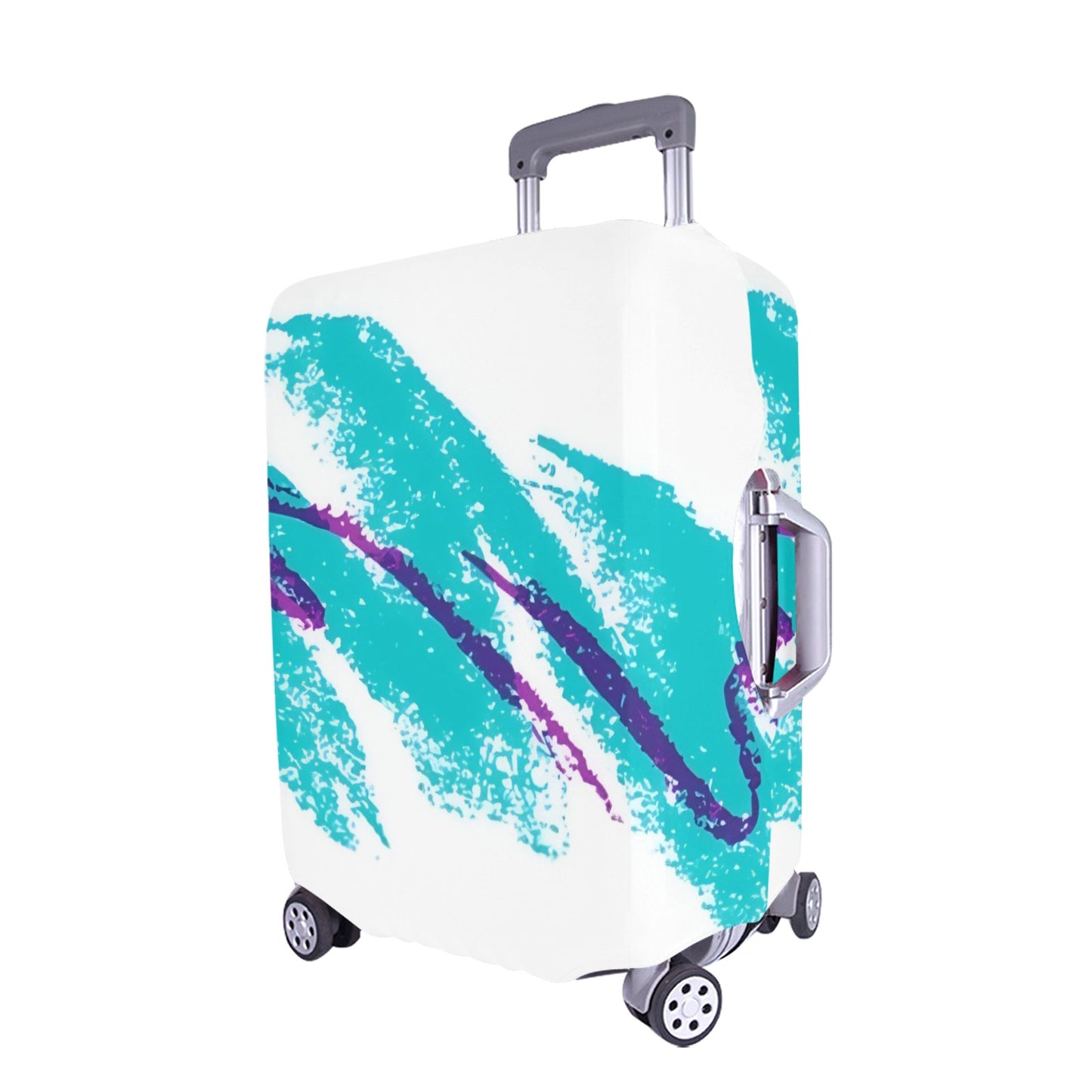 90s Jazz Solo Paper Cup Pattern Luggage Cover/Extra Large 28"-30"）