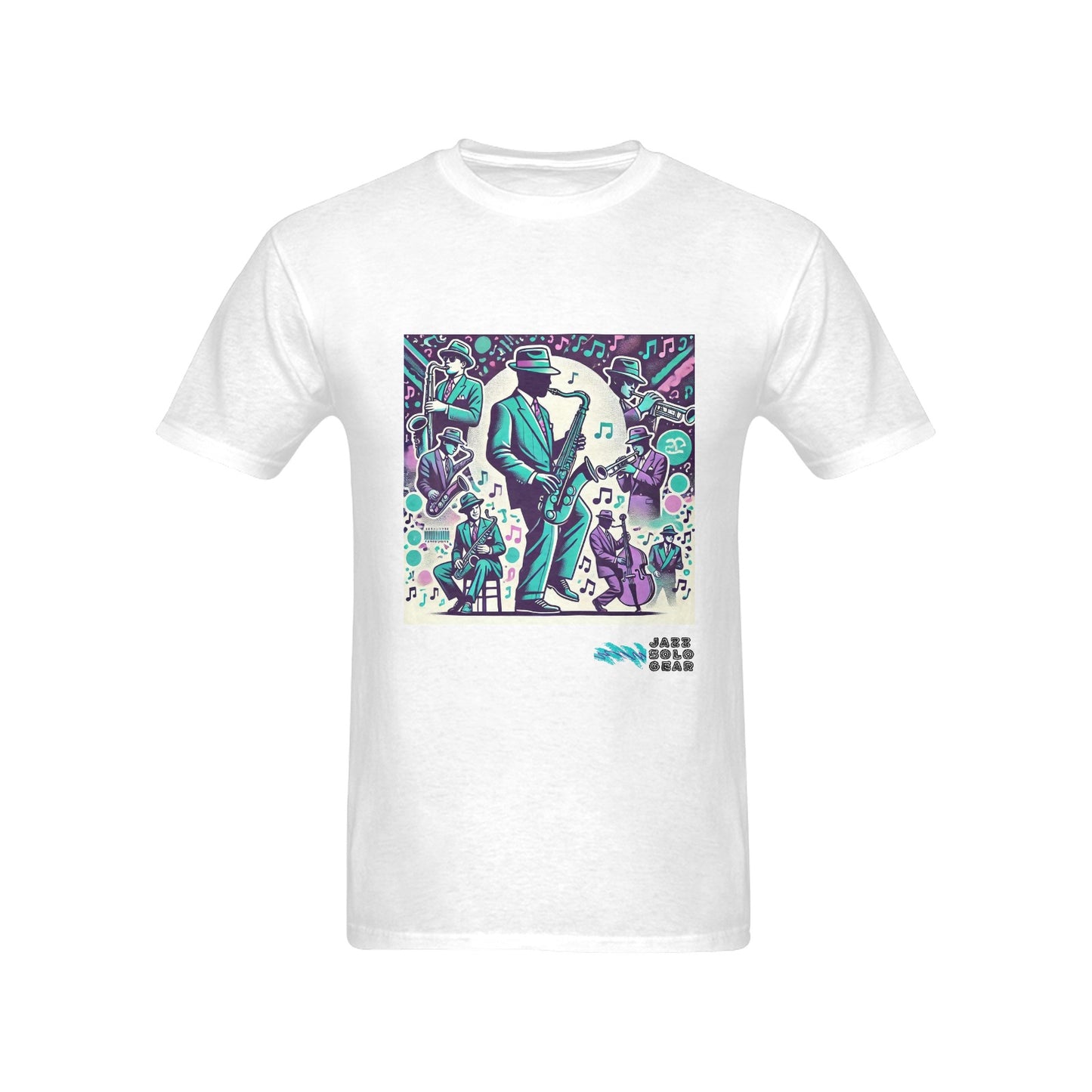 Literal Jazz Soloist 90s Jazz Solo Pattern Men's T-Shirt