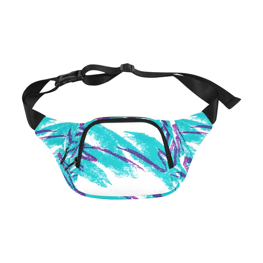 90s Jazz Solo Paper Cup Pattern Unisex Waist Bag