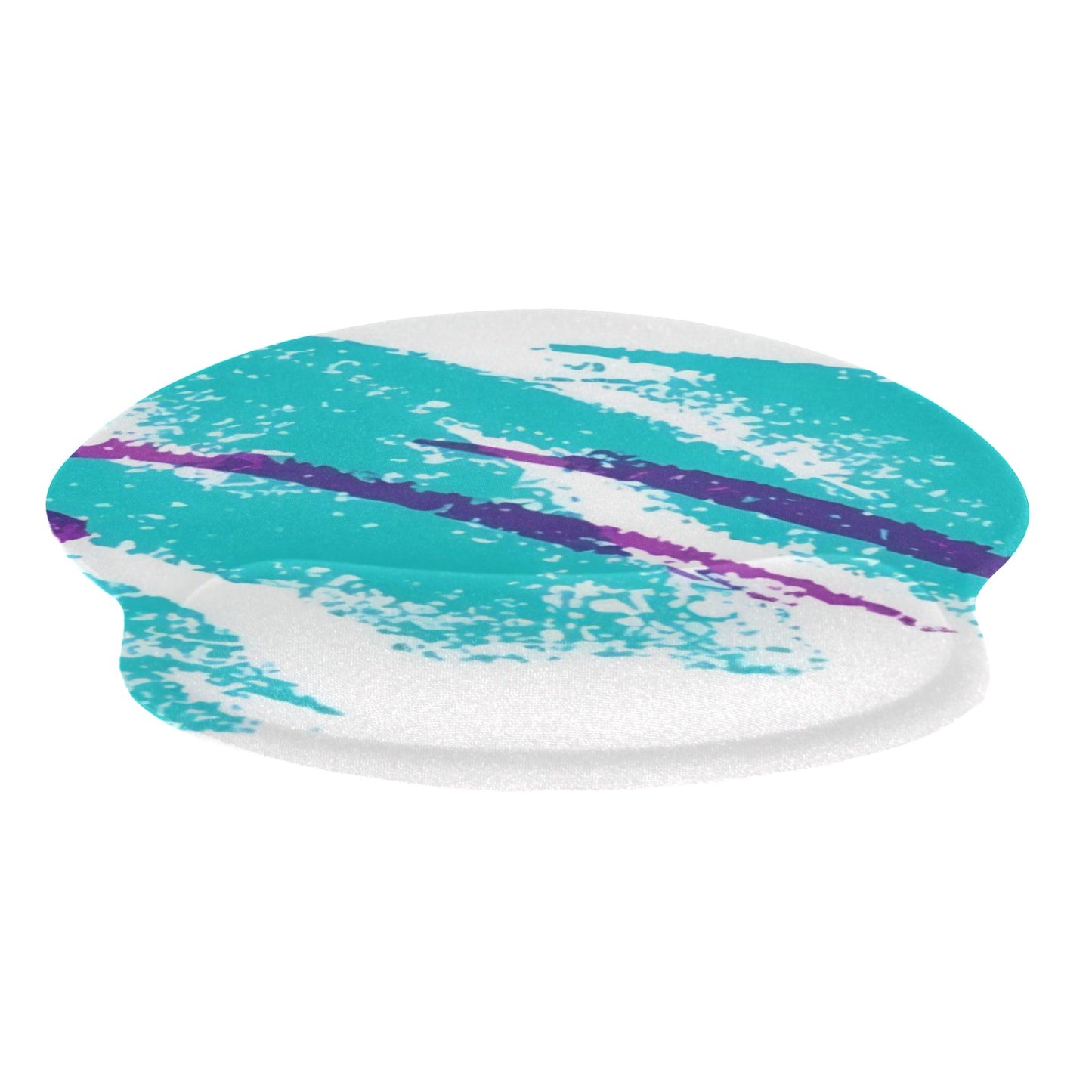 90s Jazz Solo Paper Cup Pattern Mousepad with Wrist Rest