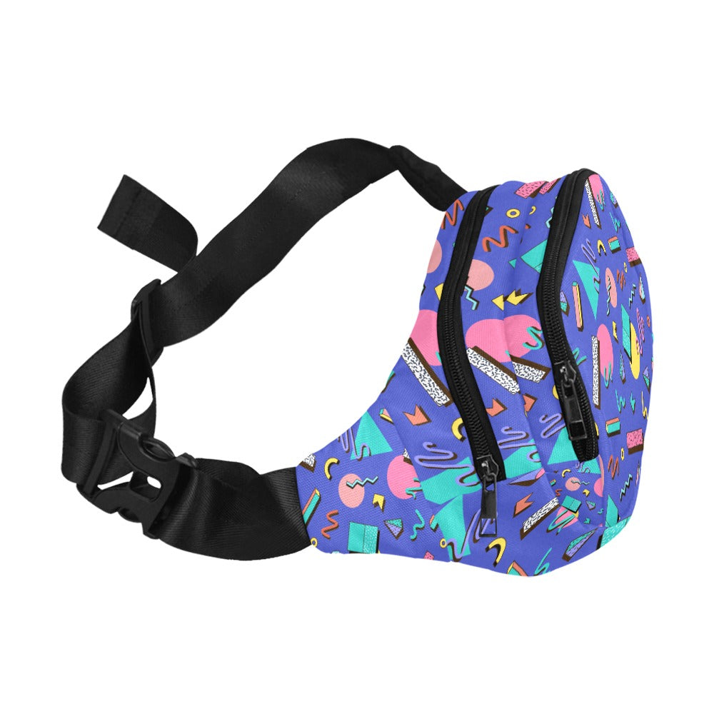 Nostalgic 90s Aesthetic Design Unisex Waist Bag Fanny Pack